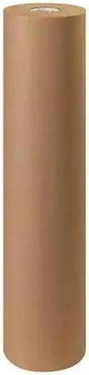 PARTNERS BRAND KP4060 Kraft Paper Roll, 60 lb, 40" x 600', Kraft, 1/Roll