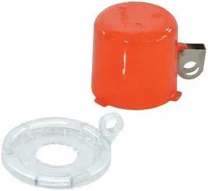 BRADY 130820 Push Button Lockout,22mm,Plastic