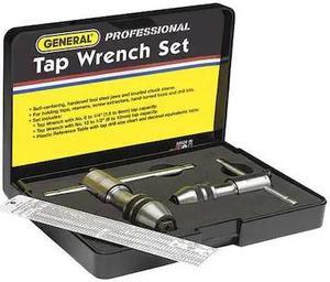 GENERAL TOOLS 165 Tap Wrench Set,0 to 1/2 In,3 pc