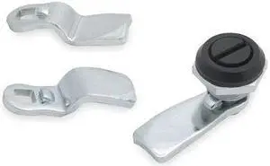 ZORO SELECT 1XPF4 Cam Latch, Nonlocking, Black Powder Coated, Catch/Latch