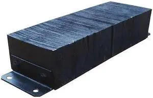 ZORO SELECT 26W582 Dock Bumper,10x6x32 In.,Rubber