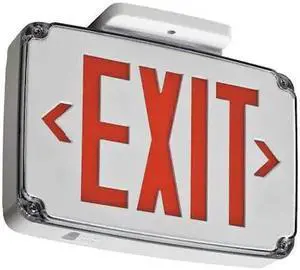 LITHONIA LIGHTING WLTE W 1 R EL ACUITY LITHONIA Thermoplastic LED Exit Sign/