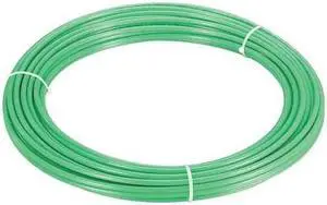 ZORO SELECT 2VDX6 Tubing,1/4" OD,Nylon,Green,100 Ft