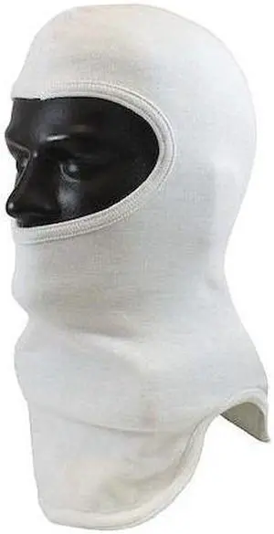 PIP 906-100NOM7 Fire Hood, Not Rated, Nomex, 2 oz, White, Universal