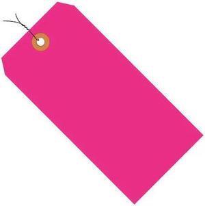 PARTNERS BRAND G12043E Shipping Tags, Pre-Wired, 13 Pt., 4 1/4" x 2 1/8",