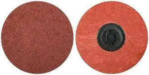 MERIT 69957399795 Quick Change Disc,AlO,3in,240G,TP,PK50