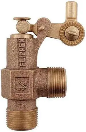 WATTS ST750 Float Valve,3/4 In,Bronze,Pipe Mount