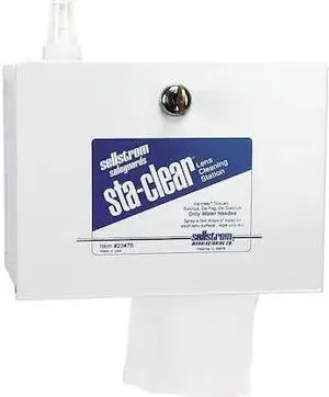 SELLSTROM S23470 Disposable Surface Metal Cleaning Station, Tissues and Spray