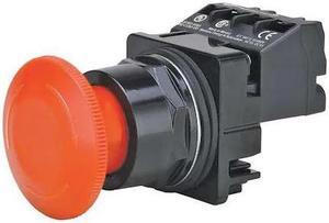 SIEMENS 52BR8W2A Non-Illuminated Push Button, 30 mm, 1NO/1NC, Red