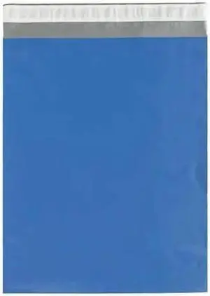 PARTNERS BRAND CPM1419BL Poly Mailers, 14 1/2" x 19", Blue, PK100