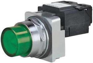 SIEMENS 52PL4J3XB Pilot Light Complete,LED,480V,30mm,GR