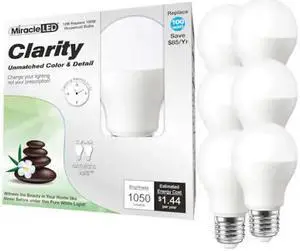 MIRACLE LED 602209 Nature's Vibe Clarity High Visibility Daylight LED Light