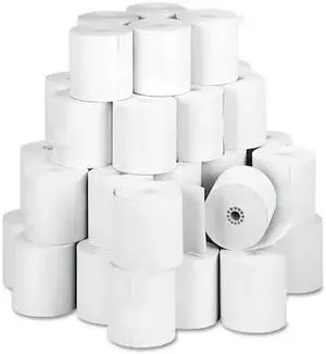 ICONEX 5479 Impact Bond Paper Rolls, 3 x 150 ft, White, PK50