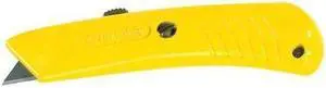 PARTNERS BRAND KN113 Utility Knife,Safety Grip,Yellow,PK10 Safety Blade, 10 PK