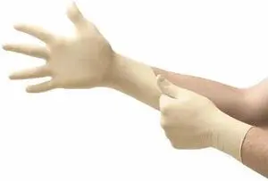 ANSELL 69-210 69-210, Disposable Gloves, 3.5 mil Palm, Latex, Powder-Free, M