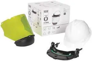 MSA SAFETY 10118696 V-Gard Accessory Arc Kit, White, For Slotted Caps w/Chin