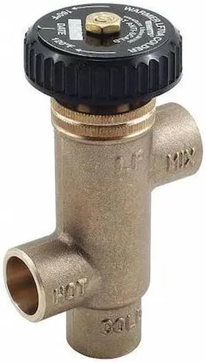 WATTS 1/2 LF70A-F Mixing Valve,Lead Free Brass