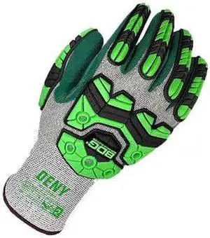BDG 99-1-9793-6 Cut-Resistant Impact Gloves, Polyethylene, ,Sandy Palm, Knit,