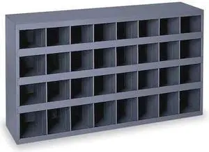 DURHAM MFG 344-95 Prime Cold Rolled Steel Pigeonhole Bin Unit , 8 1/2 in D x