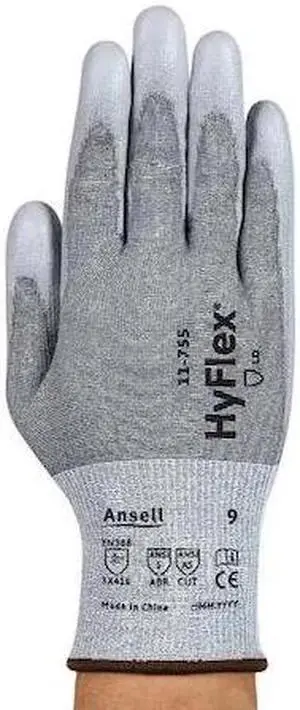 HYFLEX 11755 Cut Res glves,  A5,11,VF,61DD69,PR