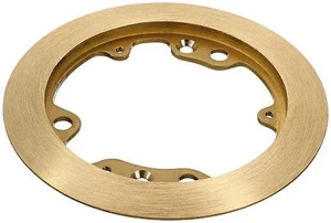 HUBBELL WIRING DEVICE-KELLEMS S3182 Box Cover, 1 Gang, Brass, Flush Cover Type HUBBELL WIRING DEVICE-KELLEMS S3182 Box Cover, 1 Gang, Brass, Flush Cover Type