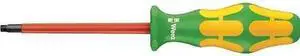 WERA 05004780001 Insulated Screwdriver,Square,#1 x 3-1/8",Round