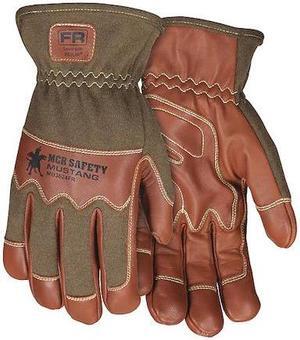 MCR SAFETY MU3624FRL Leather Drivers Gloves, Goatskin with Nomex(R) Back (