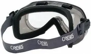 MCR SAFETY 2400F Safety Goggles, Scratch-Resistant, Clear Lens, D4 ANSI/Dust