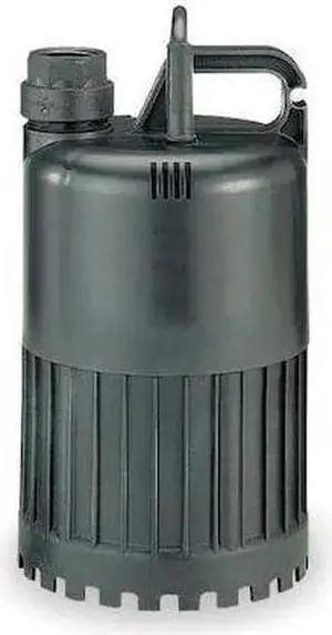 DAYTON 3YU65 1/3 HP 1-1/4" M Submersible Sump Pump 120V AC None