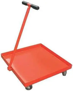 ZORO SELECT 6FVJ2 Drum Dolly,900 lb.,6 In H,Up to 55 gal.