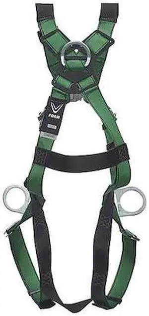 MSA SAFETY 10208272 V-FORM(TM) Safety Harness Fall Protection Harness, XL, 400