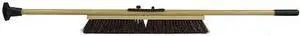 TOUGH GUY 90648 24 in Sweep Face Push Broom, Stiff, Synthetic, Maroon