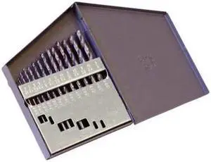 CHICAGO-LATROBE 42801 13PC 135 Degree Heavy-Duty Jobber Length Drill Set