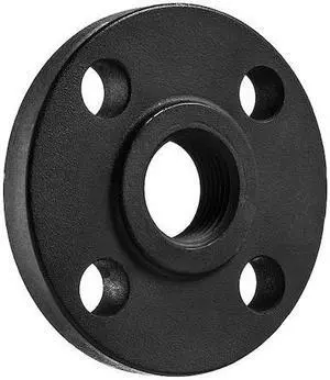ZORO SELECT BULK-PF-414 Threaded Flange Pipe Flange, 2-1/2" Pipe, Flanged x