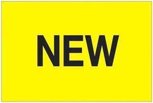TAPE LOGIC DL1148 Tape Logic® Labels, "New", 2" x 3", Fluorescent Yellow,