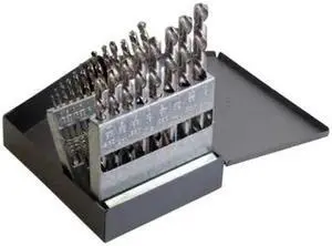 CHICAGO-LATROBE 69882 Left-Hand Helix Jobber Length Drill Set Chicago-Latrobe