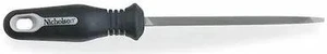 NICHOLSON 21729HNN 6" Triangle Single Cut Slim Taper File with Ergonomic Handle NICHOLSON 21729HNN 6" Triangle Single Cut Slim Taper File with Ergonomic Handle