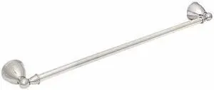 ZORO SELECT 16242 Towel Bar,Chrome Finish,Bar 24" L