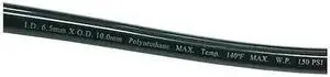 ZORO SELECT 1PBT2 Tubing,6.5mm ID x 10mm OD,100 Ft,Black