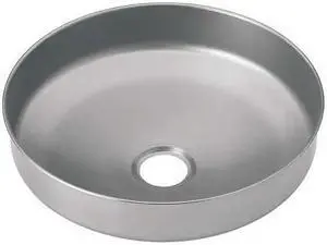 HAWS SP90 Replacement Bowl, Stainless Steel, Silver, For Use With, Eyewash