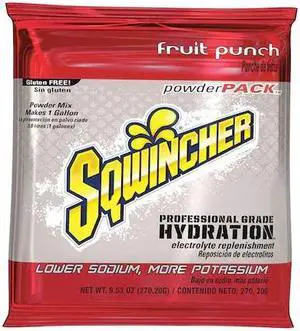 Sqwincher Sports Drink Mix, Powder Concentrate, Regular, 20 Package Quantity
