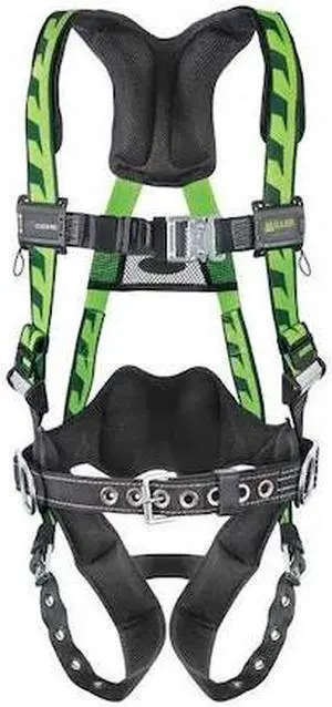 HONEYWELL MILLER AC-TB-BDP2/3XL Full Body Harness, Vest Style, 2XL/3XL,