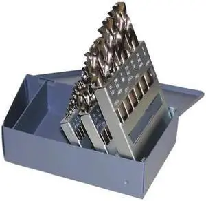 CHICAGO-LATROBE 69853 29PC 135 Degree Heavy-Duty Cobalt Screw Machine Drill Set
