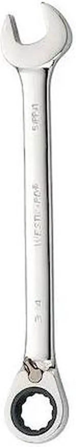 WESTWARD 54PP41 Ratcheting Wrench, Combination, SAE, 3/4"