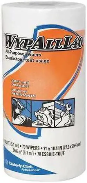 KIMBERLY-CLARK PROFESSIONAL 05027 WypAll Power Clean L40 Extra Absorbent Towels