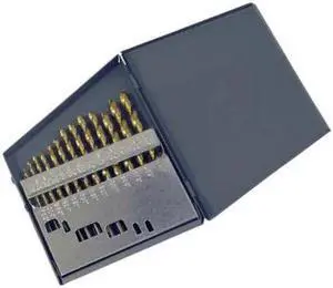 CHICAGO-LATROBE 69891 13PC 135 Degree Heavy-Duty Cobalt Jobber Length Drill Set