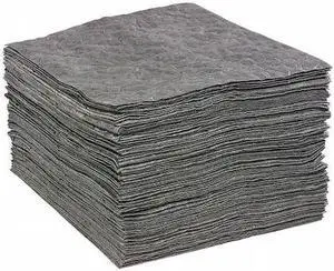 SPILLTECH GPL100H Sorbent Pad, Universal, 28 gal Vol Absorbed per Pkg, 15 in x