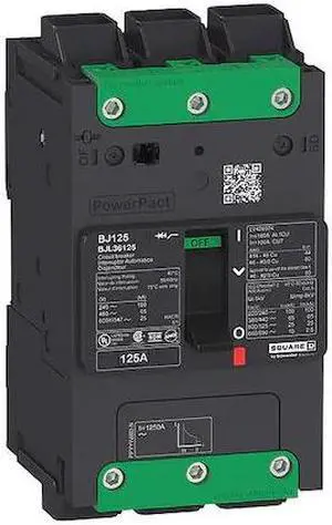 SQUARE D BDL36060 60 A A Unit Mount Standard Molded Case Circuit Breaker , 525V