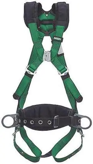 MSA SAFETY 10207736 V-FORM(TM) Safety Harness Fall Protection Harness, 2XL, 400