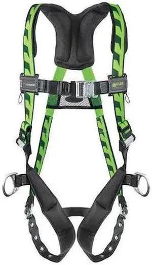 HONEYWELL MILLER AC-TB-D2/3XL Full Body Harness, Vest Style, 2XL/3XL,